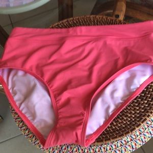 Lands end high waisted swim bottoms size 10
